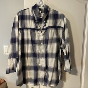 Plaid blouse